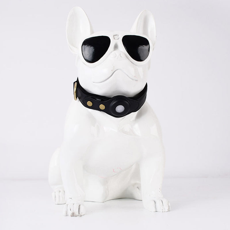 TagMate™ Leather AirTag Collar