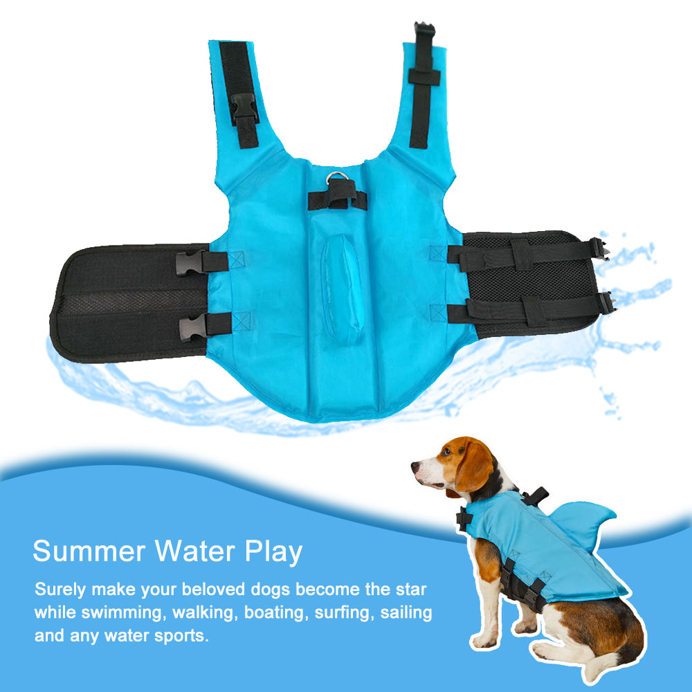 FinPaws™ Shark Design Dog Life Jacket