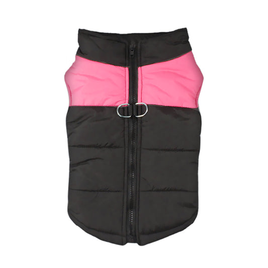 PaWz PaWz Dog Winter Jacket Padded Pet Clothes Windbreaker Vest Coat L Pink