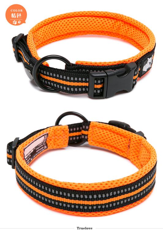 Heavy Duty Reflective Collar Orange 2XS